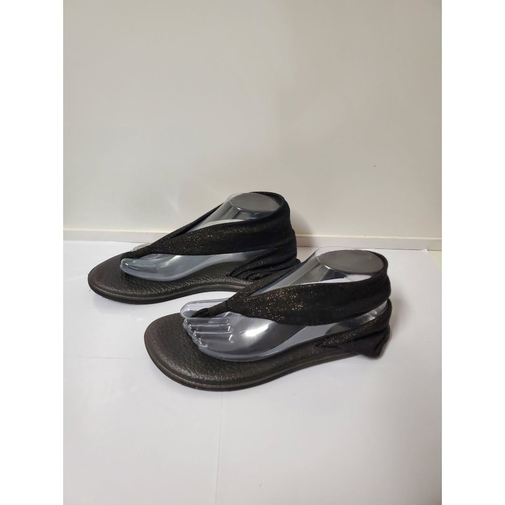 Sanuk Yoga Sling Cotton Upper Sandals SIze 8